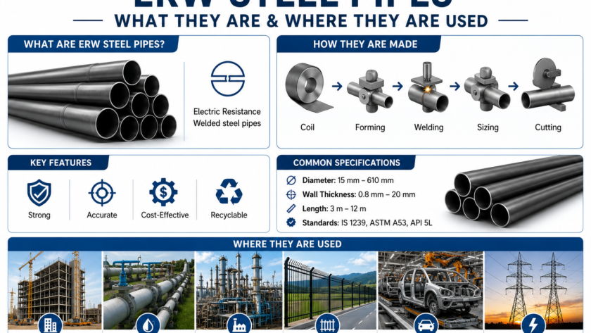What Are ERW Steel Pipes and Where Are They Used?