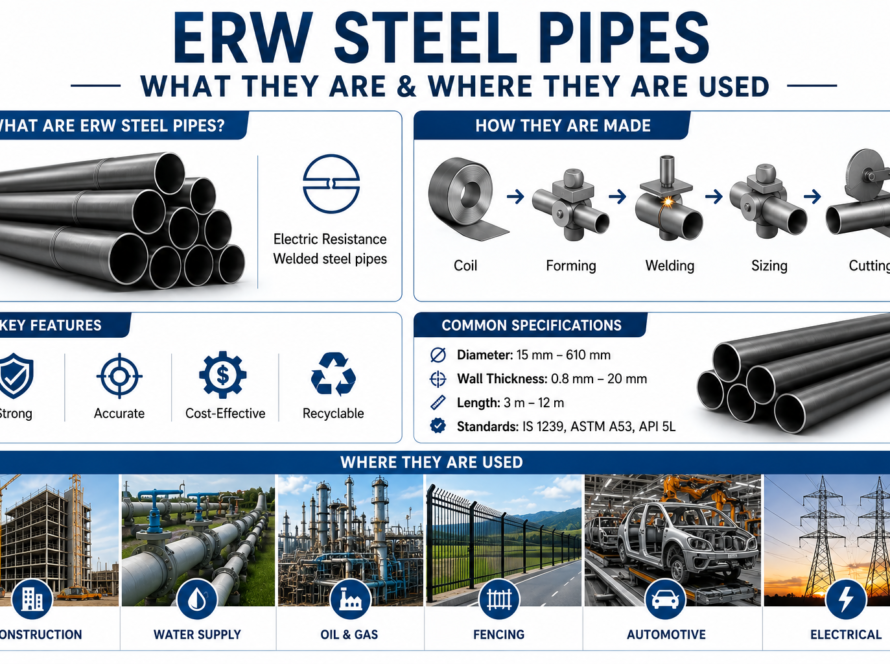 What Are ERW Steel Pipes and Where Are They Used?