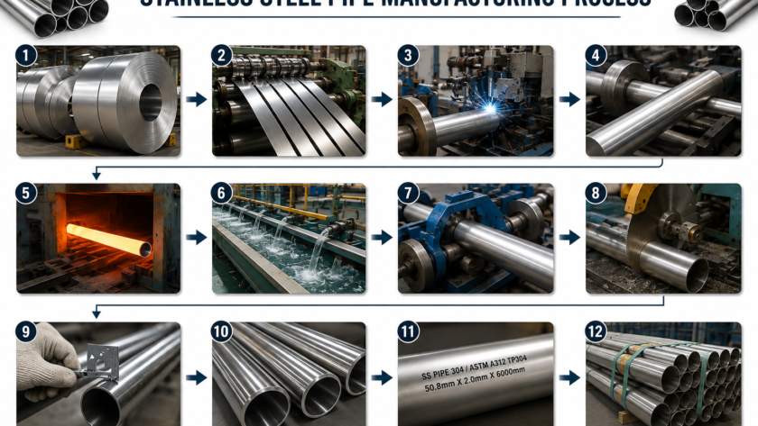 How Is Stainless Steel Pipe Manufactured?